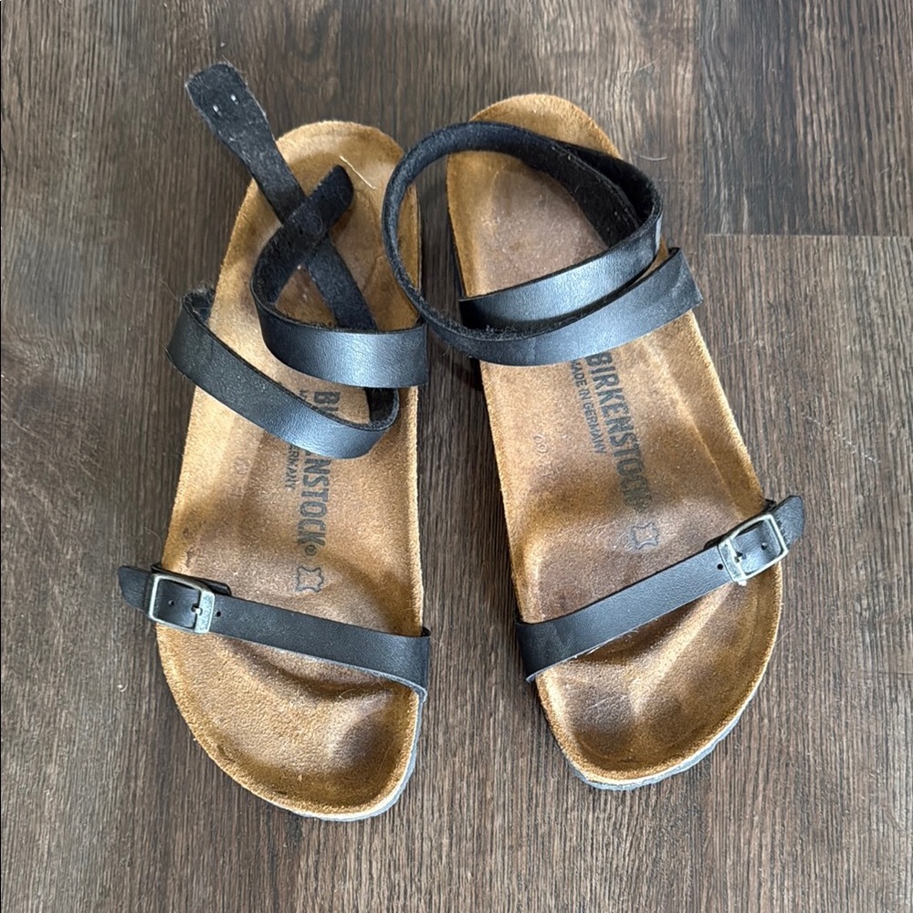 Birkenstock Black Strappy Sandals